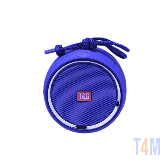 MINI COLUNA DE SOM PORTÁTIL TG-536 T&G AZUL